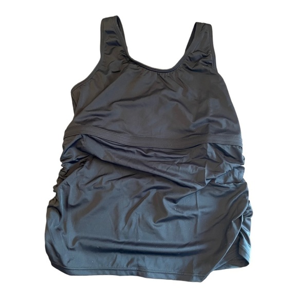 Skirtsports Womens High Dive Tankini Top Swimwear Black - Picture 3 of 14